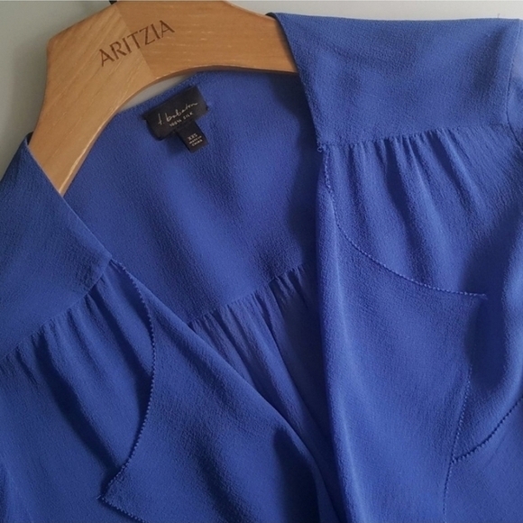 🇨🇦 Aritzia Babaton Blue Finley Blouse - Picture 9 of 16